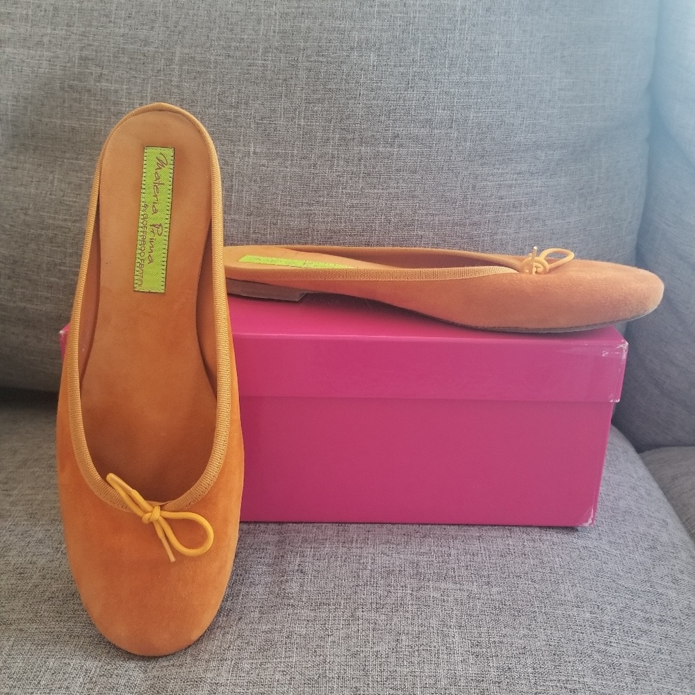 Materia Prima by Goffredo Fantini suede flats